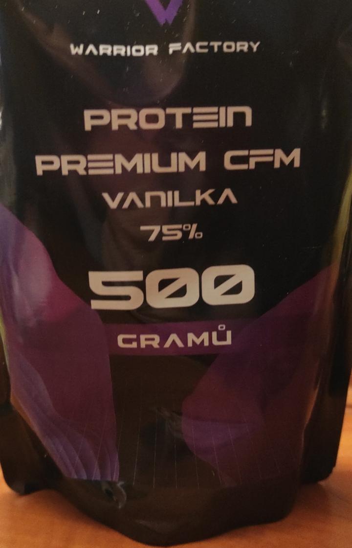 Fotografie - Protein Premium CFM Vanilka 75% Warrior Factory