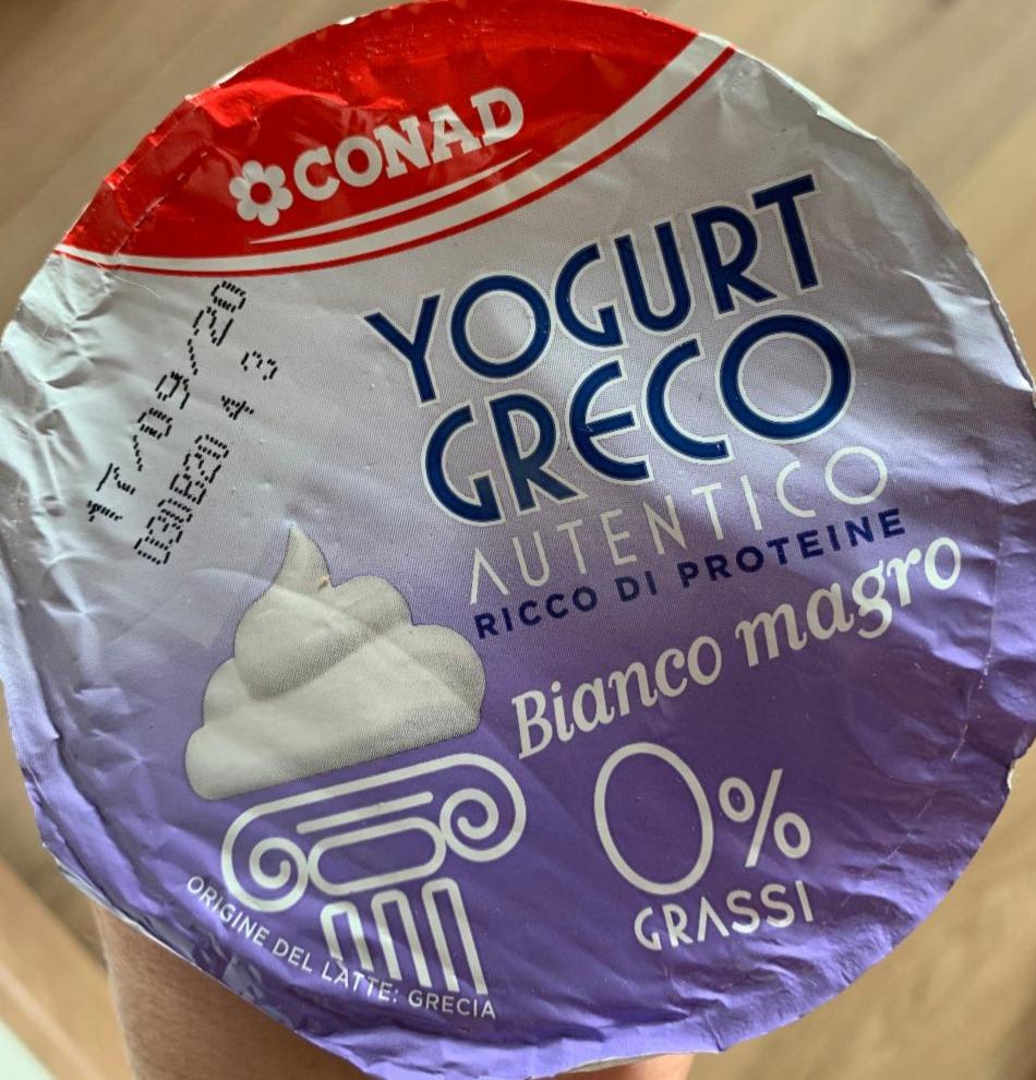 Fotografie - Yogurt Greco Bianco Magro Conad