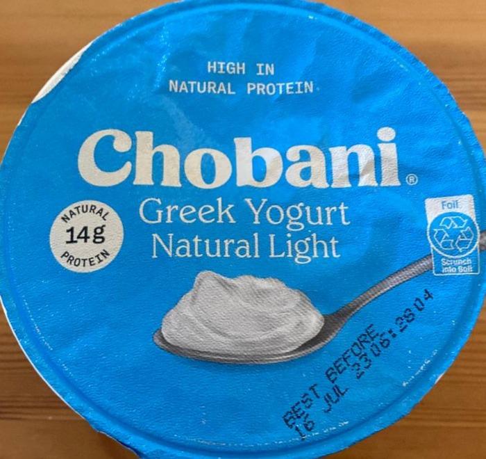 Fotografie - Greek yogurt natural light Chobani