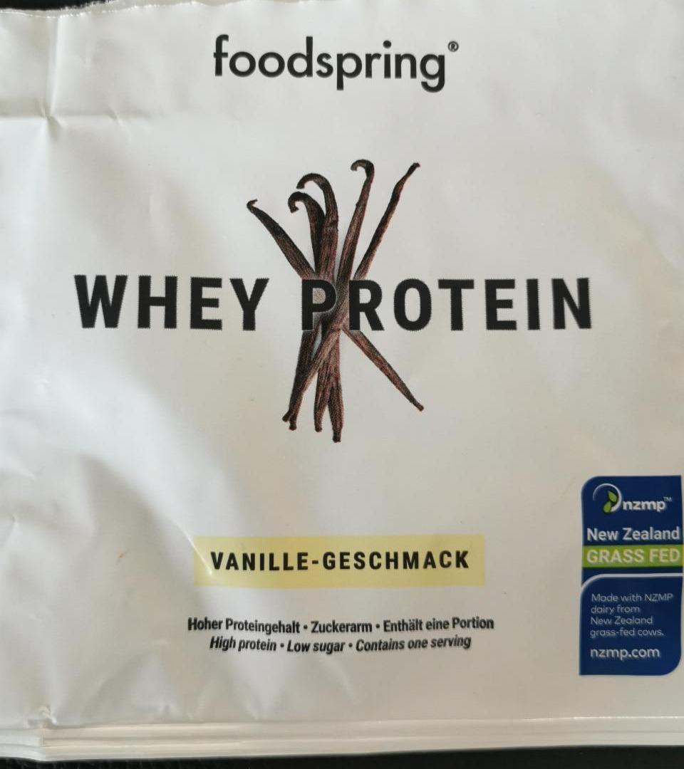 Fotografie - Whey Protein Vanille Foodspring