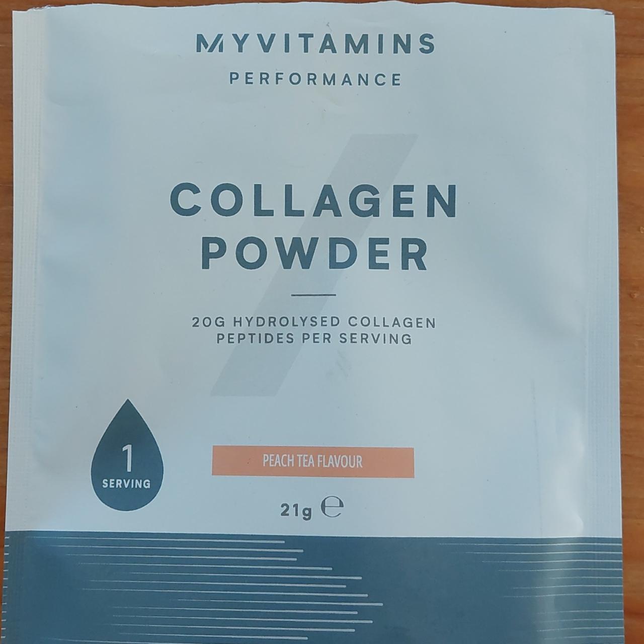 Fotografie - Collagen Powder Peach Tea Flavour MyVitamins Performance