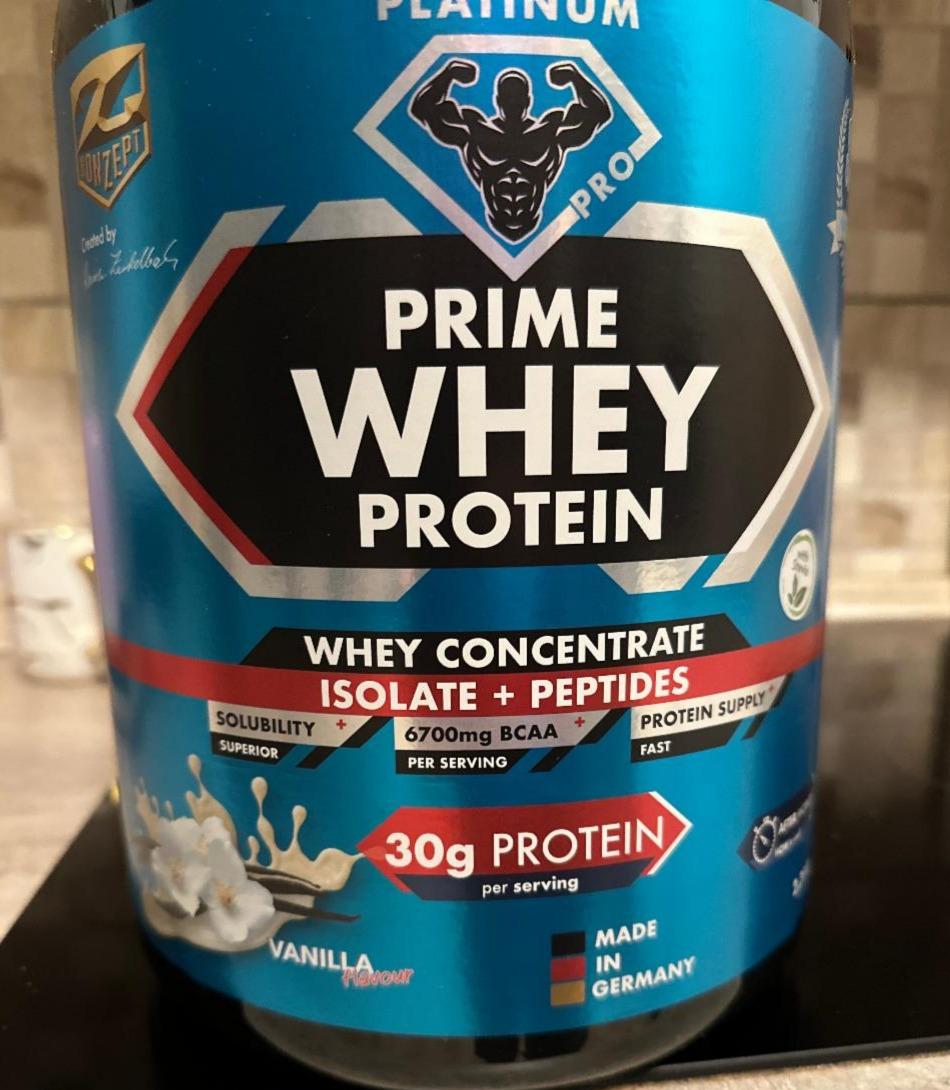 Fotografie - Prime whey protein vanilka Z-KONZEPT NUTRITION