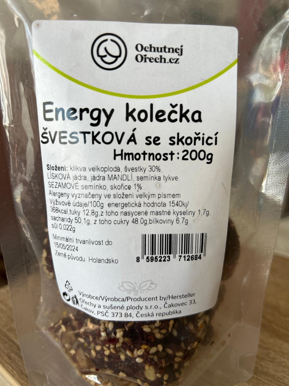 Fotografie - Energy kolečka švestková se skořicí Ochutnejorech.cz