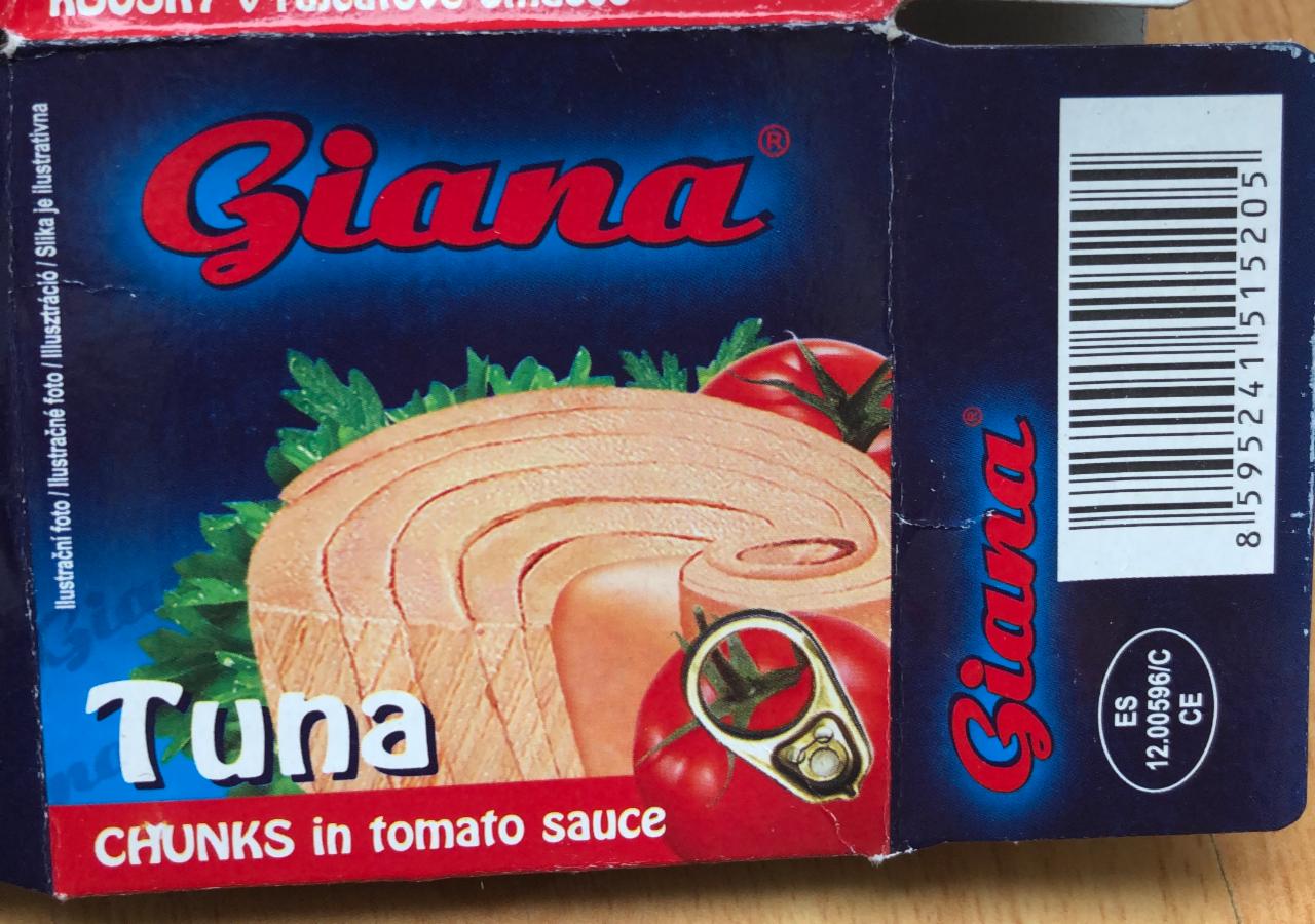Fotografie - Giana tuňák kousky v rajčatové omáčce 