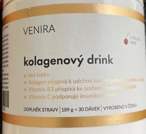 Fotografie - Kolagenový drink s příchutí višně Venira
