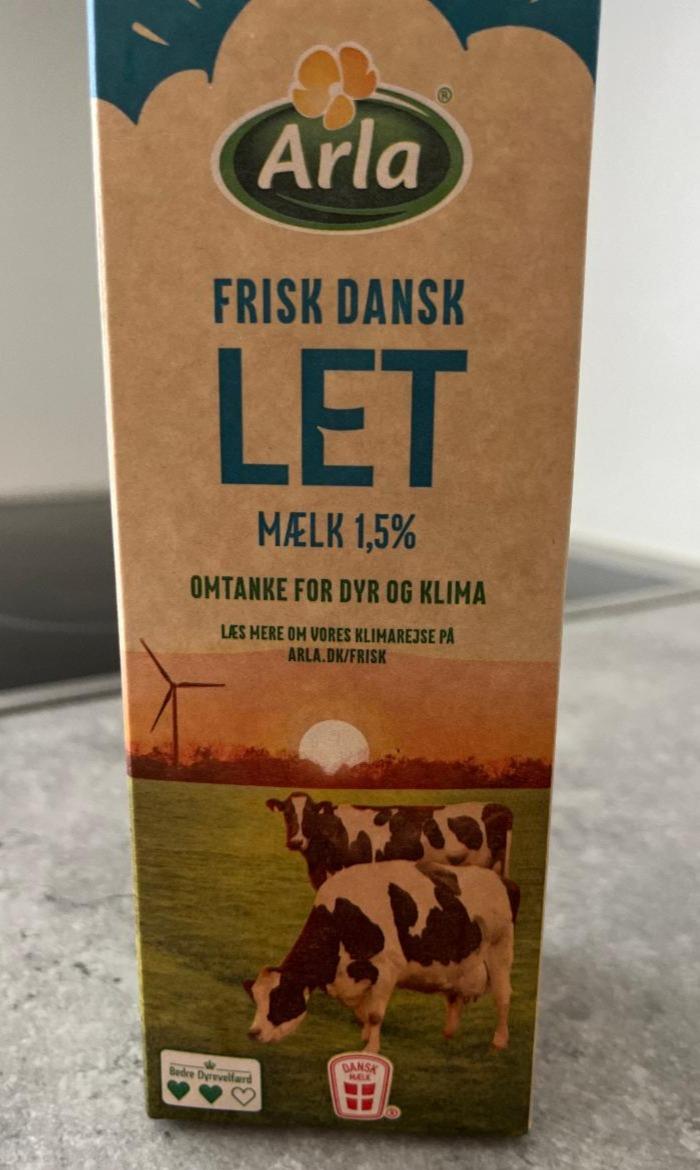 Fotografie - Frisk dansk Let mælk 1,5% Arla