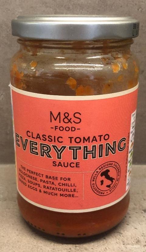 Fotografie - Classic Tomato Everything Sauce M&S Food