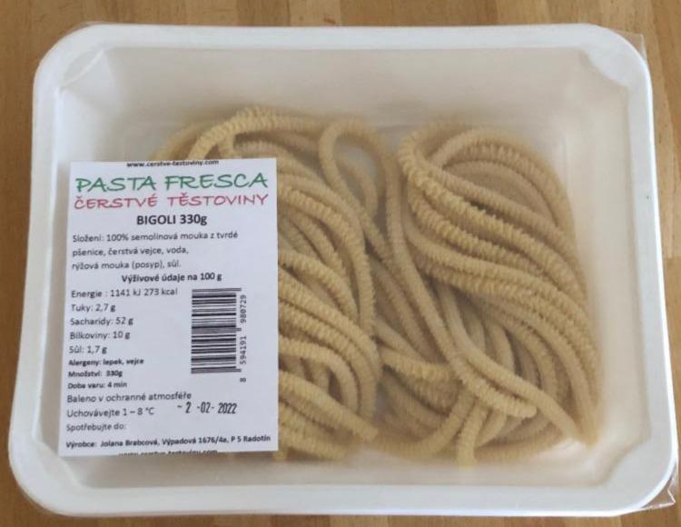 Fotografie - Čerstvé těstoviny BIGOLI Pasta fresca