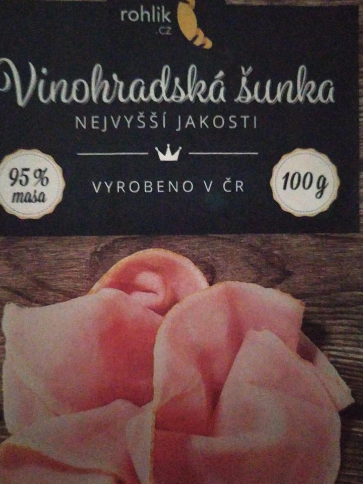 Fotografie - Vinohradská šunka 95% masa - rohlik.cz