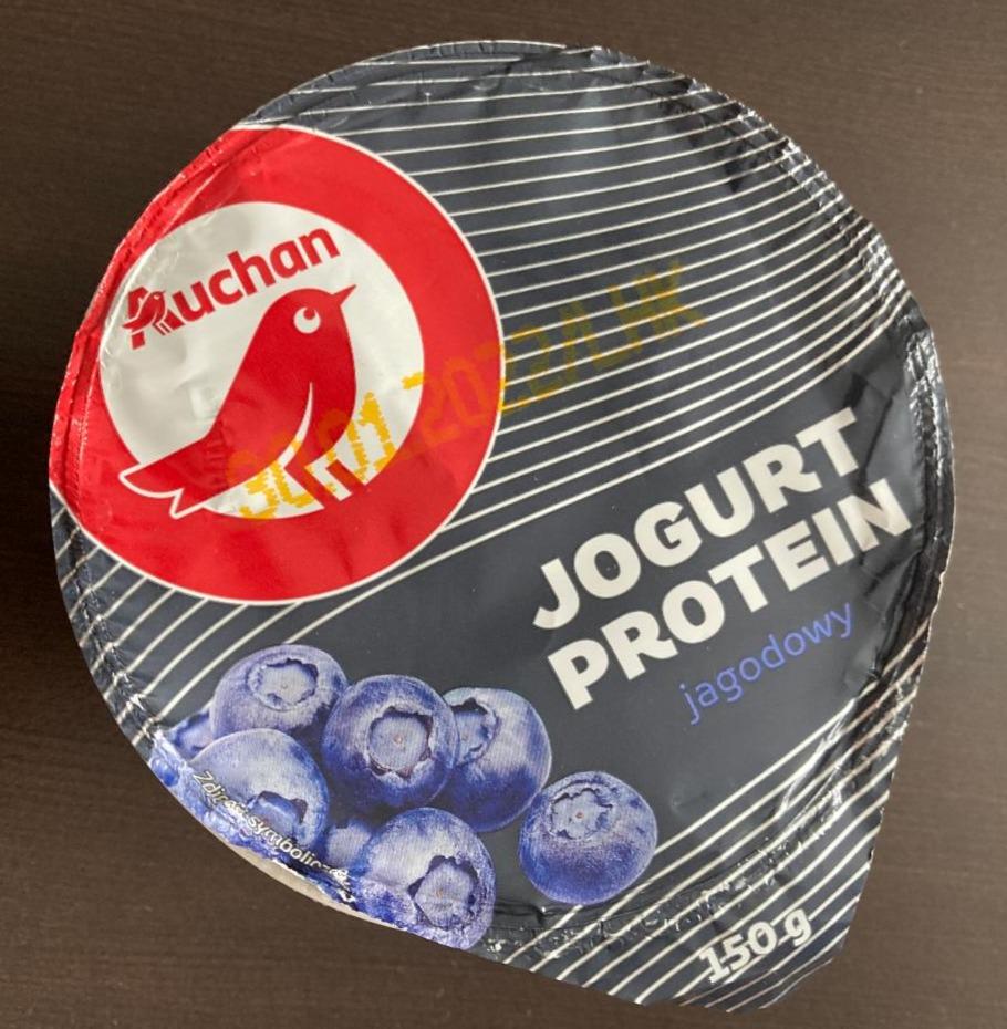 Fotografie - Jogurt Protein Jagodowy Auchan