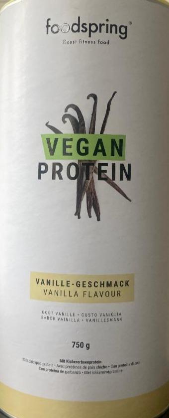 Fotografie - Vegan protein Vanille-Geschmack Foodspring