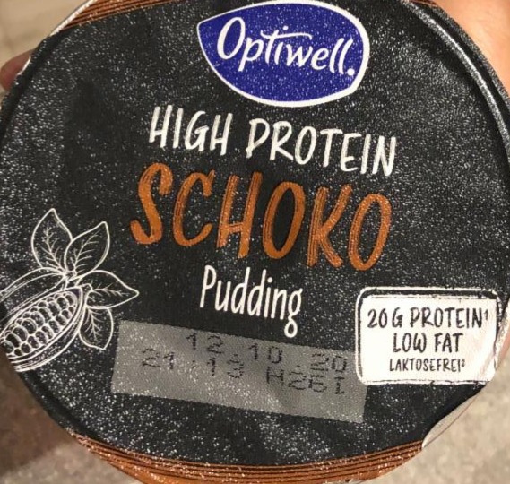Fotografie - High protein schoko pudding Optiwell