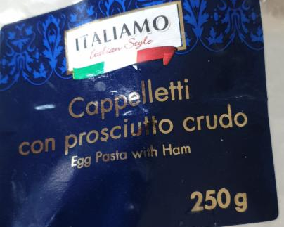 Fotografie - Cappelletti con prosciutto crudo (čerstvé vaječné těstoviny s náplní s mortadelou a šunkou) Italiamo