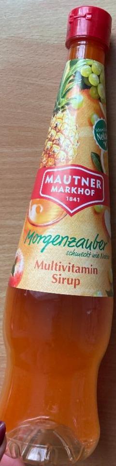 Fotografie - Morgenzauber Multivitamin Sirup Mautner Markhof