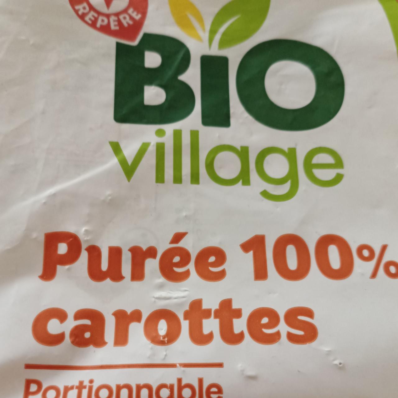 Fotografie - Purée 100% carottes Bio Village