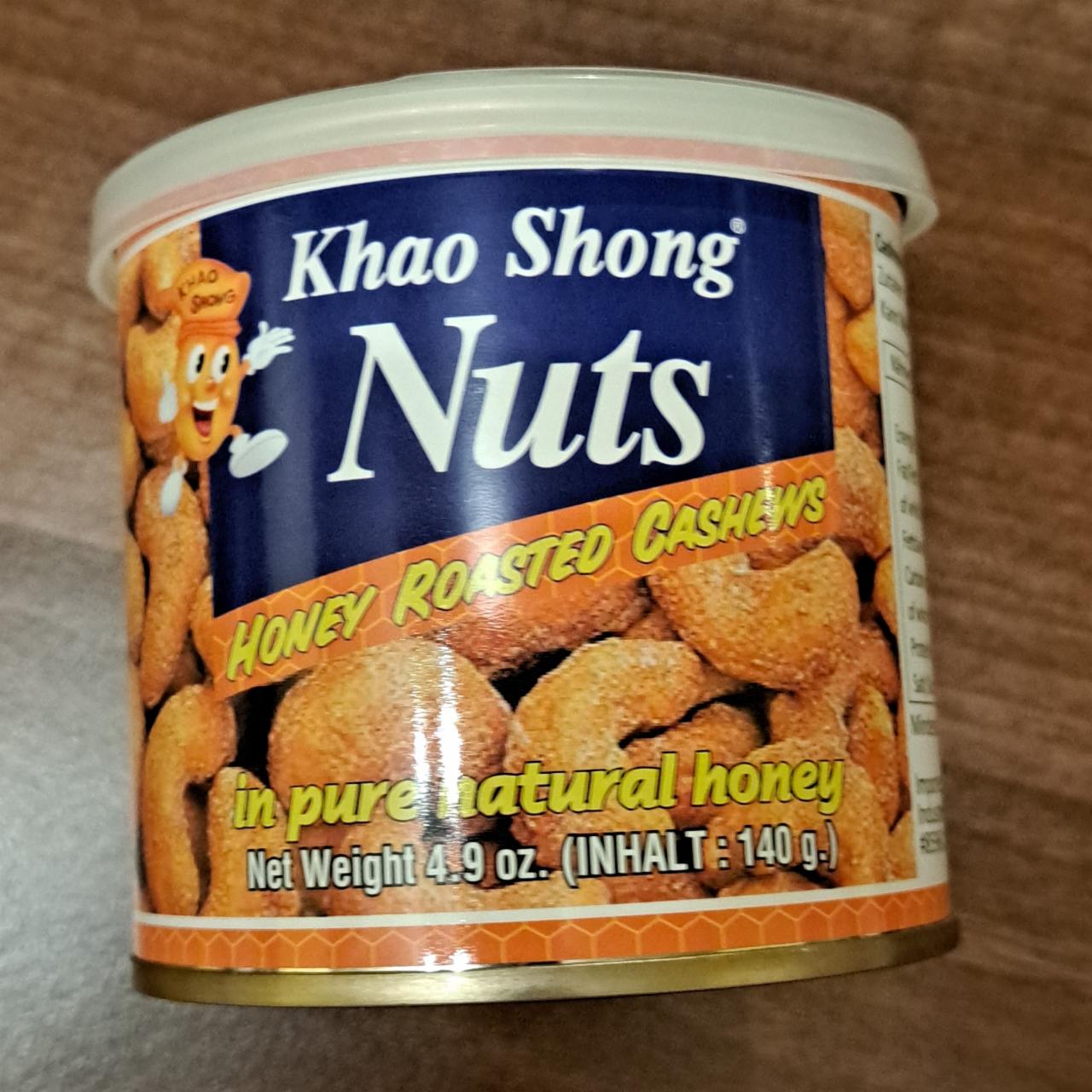 Fotografie - Nuts Honey Roasted Cashews Khao Shong