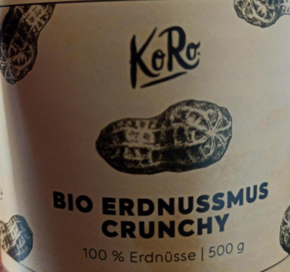 Fotografie - Bio Erdnussmus crunchy KoRo
