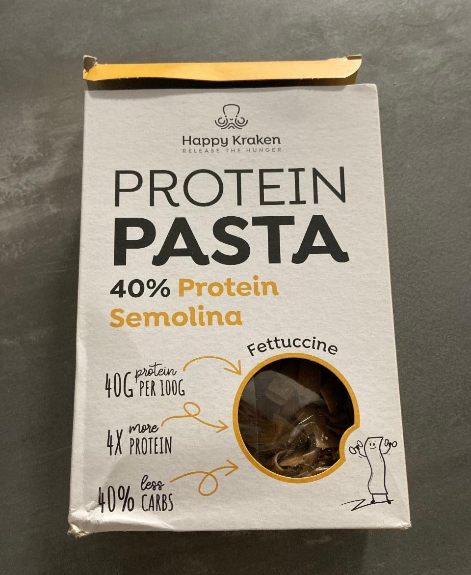 Fotografie - Protein Pasta 40% Protein Semolina Fettuccine Happy Kraken