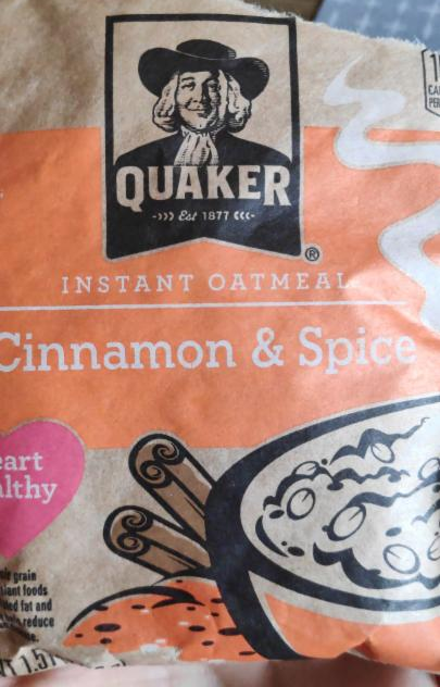 Fotografie - Instant Oatmeal - Cinnamon & Spice - Quaker®
