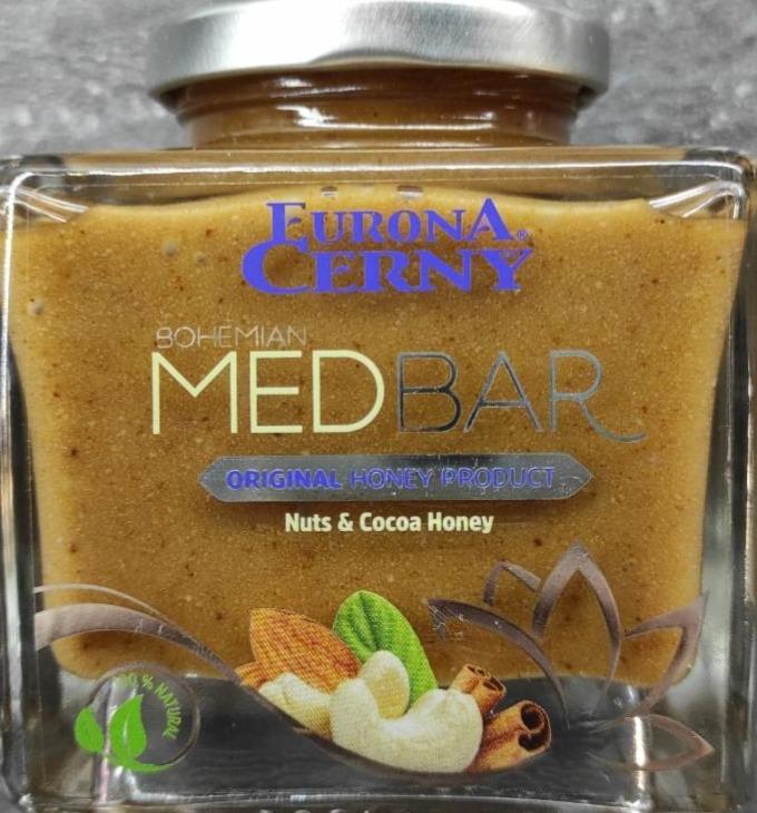 Fotografie - Bohemian medbar nuts & cocoa honey (medulenka oříšková) Eurona