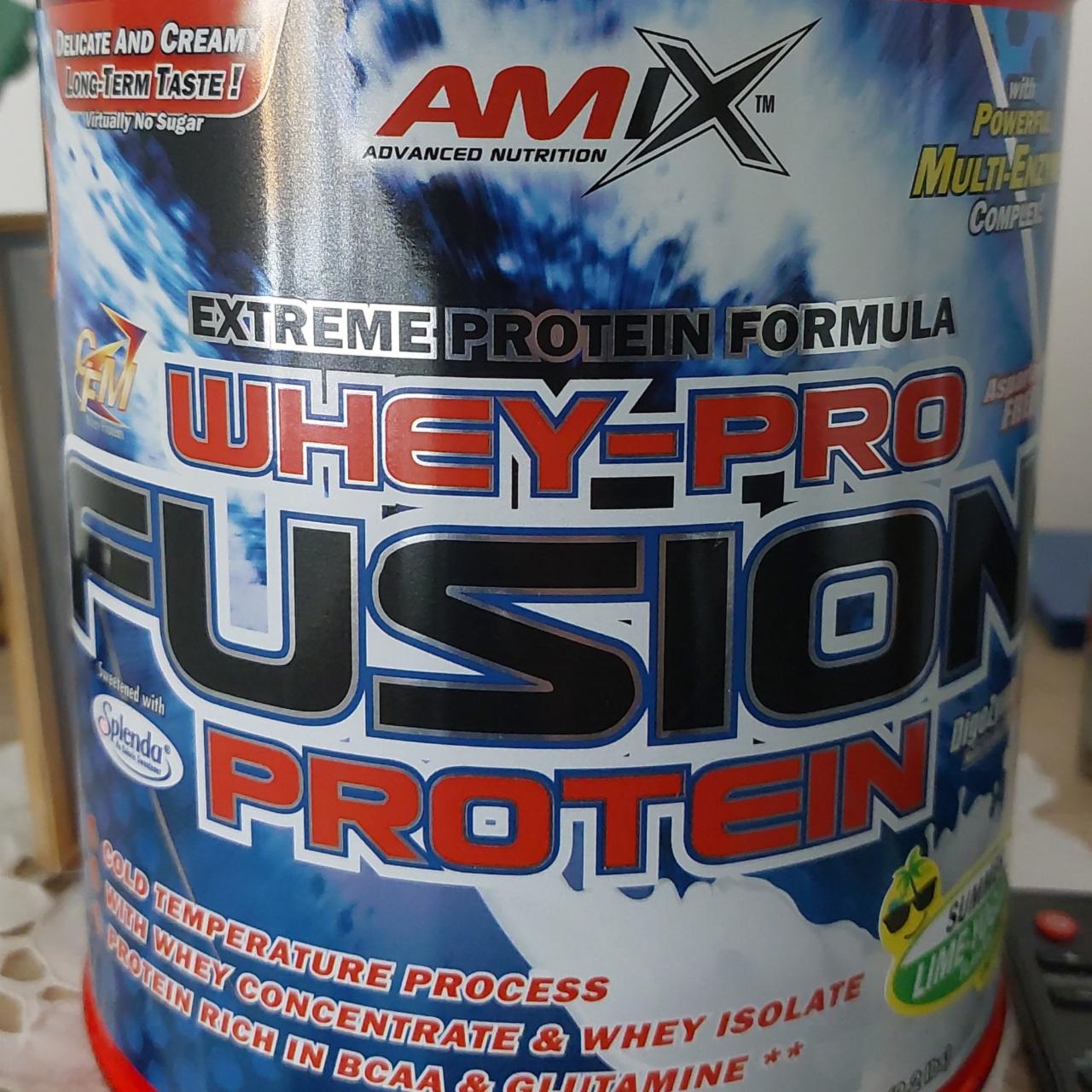 Fotografie - Whey-Pro Fusion Protein Lime Yoghurt Amix Nutrition