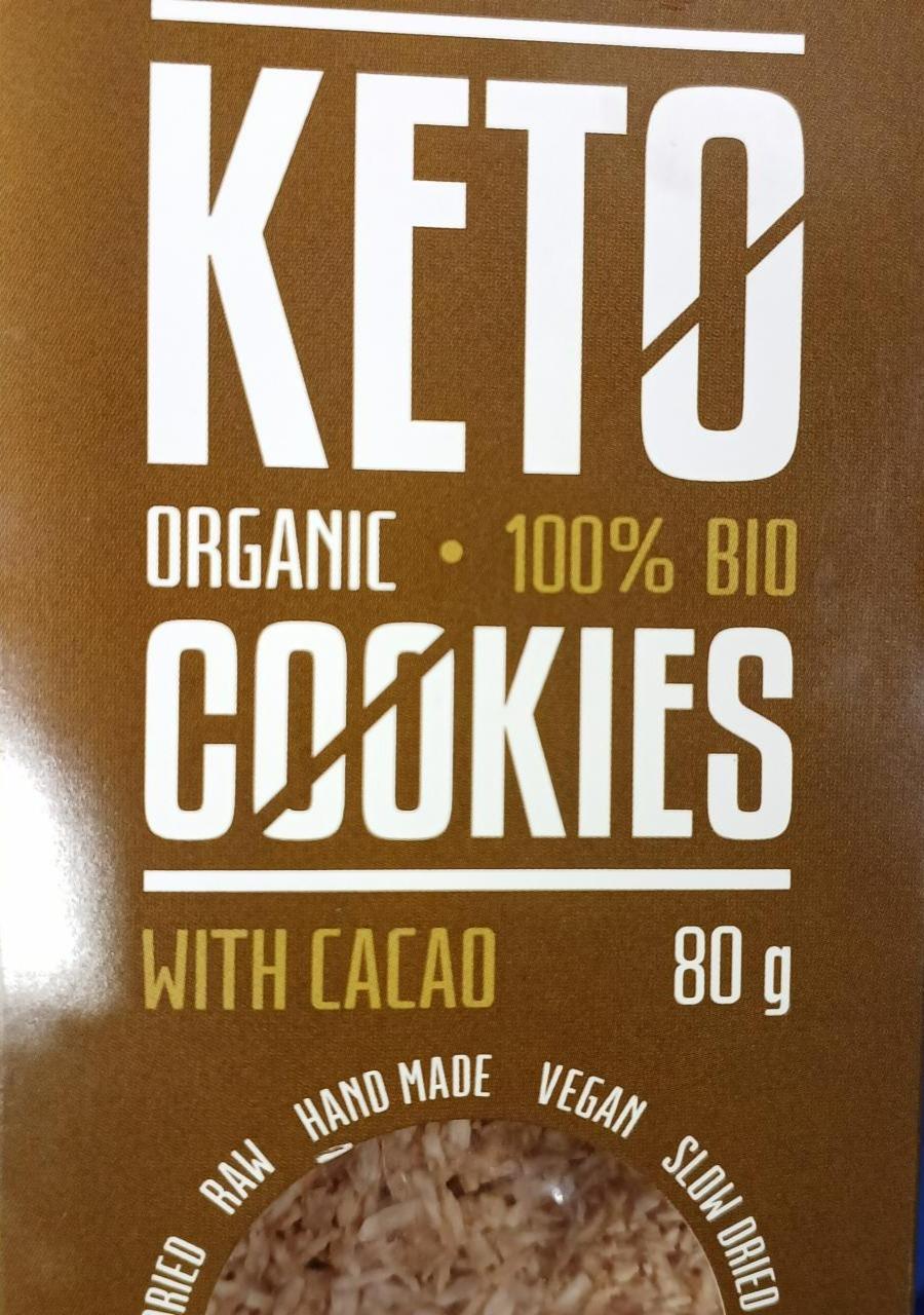 Fotografie - Keto Organic Cookies with cacao Diet Food