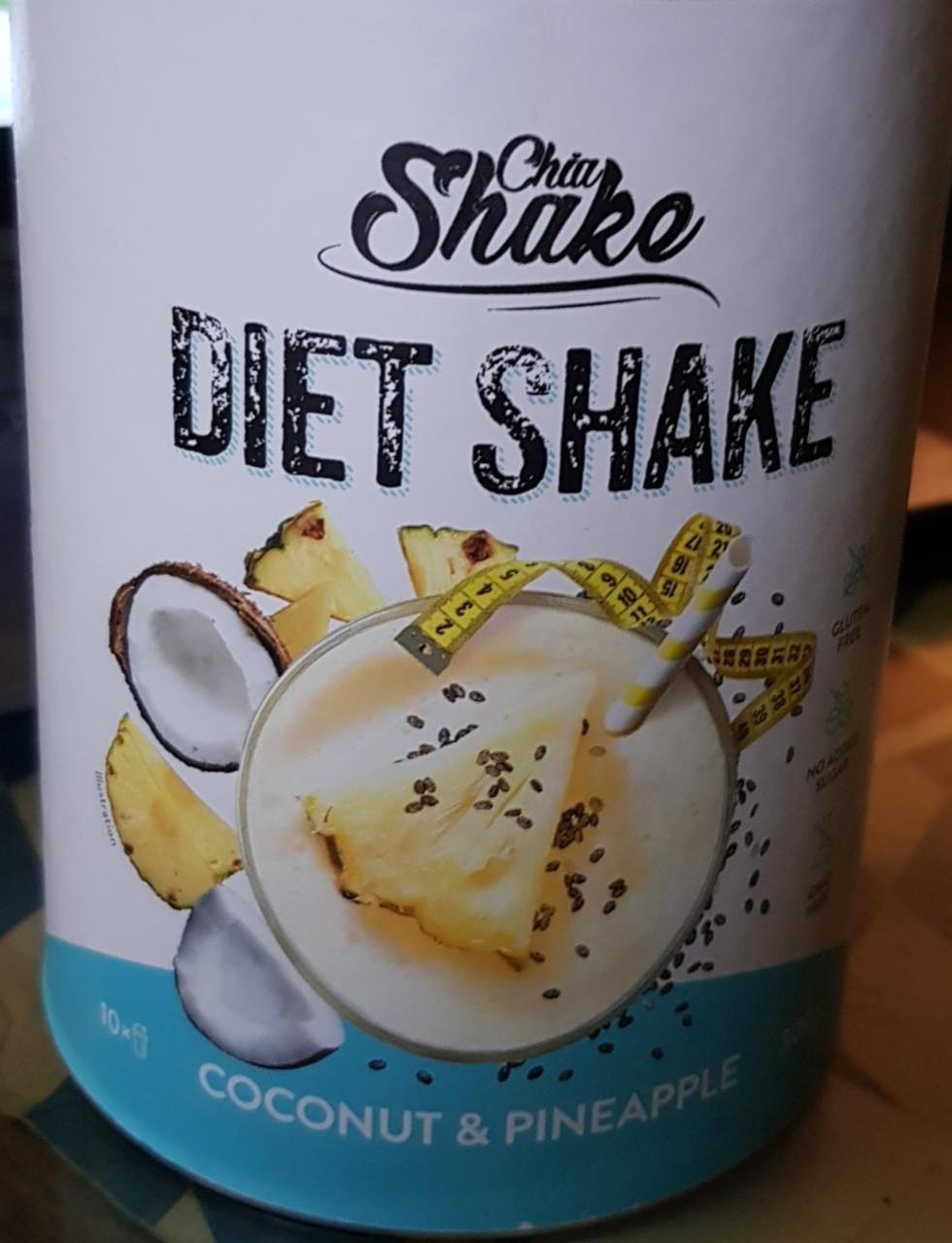Fotografie - Diet Shake Coconut & Pineapple ChiaShake