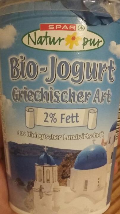 Fotografie - Bio-Jogurt Griechischer Art 2% Fett Spar Natur pur