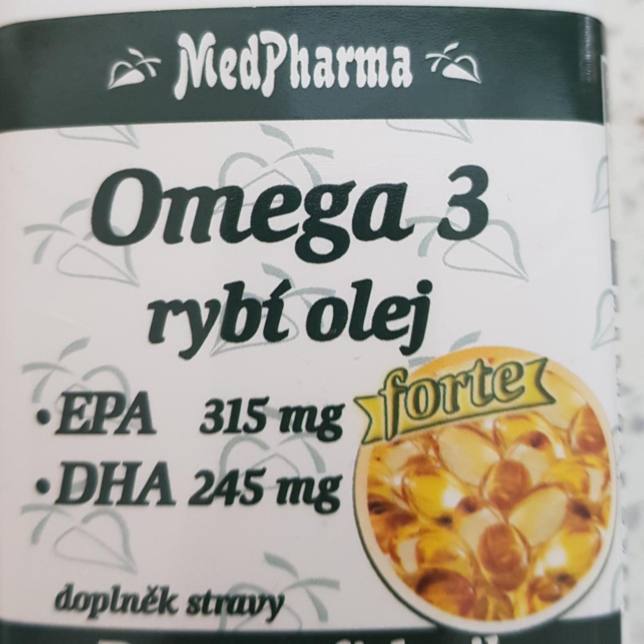Fotografie - Omega 3 rybí olej MedPharma