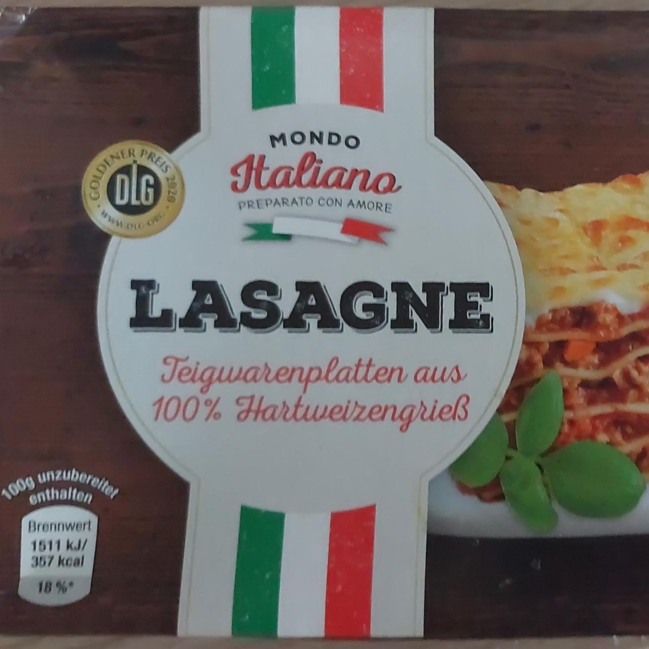 Fotografie - Lasagne Mondo Italiano