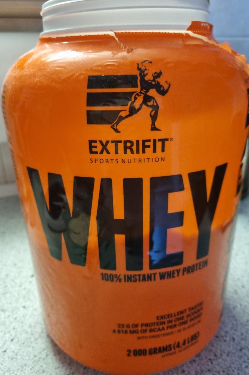 Fotografie - 100% Instant Whey Protein fruit shake Extrifit