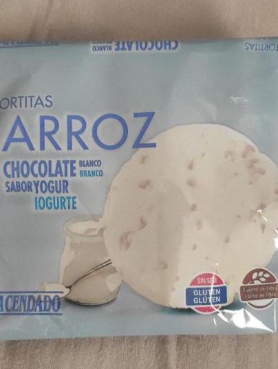 Fotografie - Tortitas Arroz Chocolate Blanco sabor Yogur - Hacendado