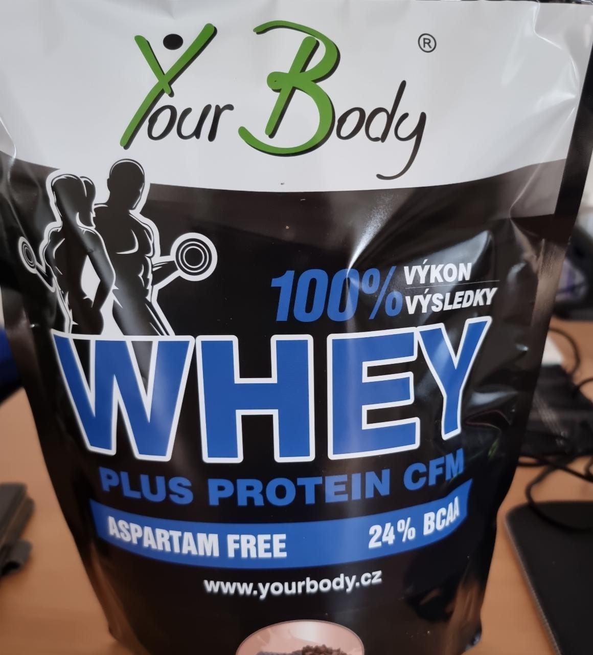 Fotografie - Whey plus protein CFM Aspartam Free 24% BCAA Your Body