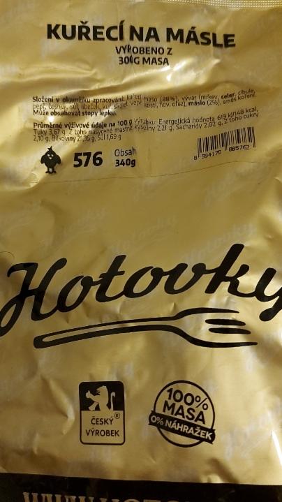 Fotografie - kuřecí na másle Hotovky