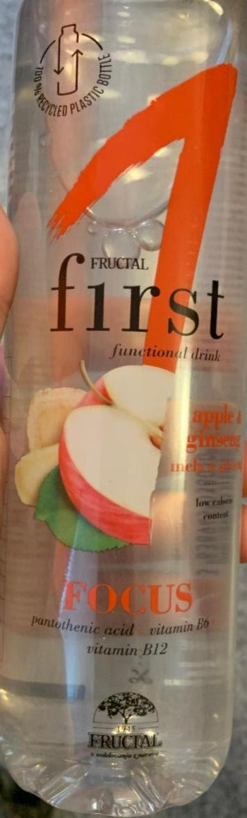 Fotografie - First functional drink apple & ginseng Focus Fructal