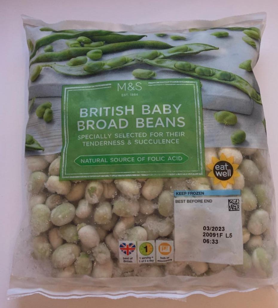 Fotografie - British Baby Broad Beans M&S