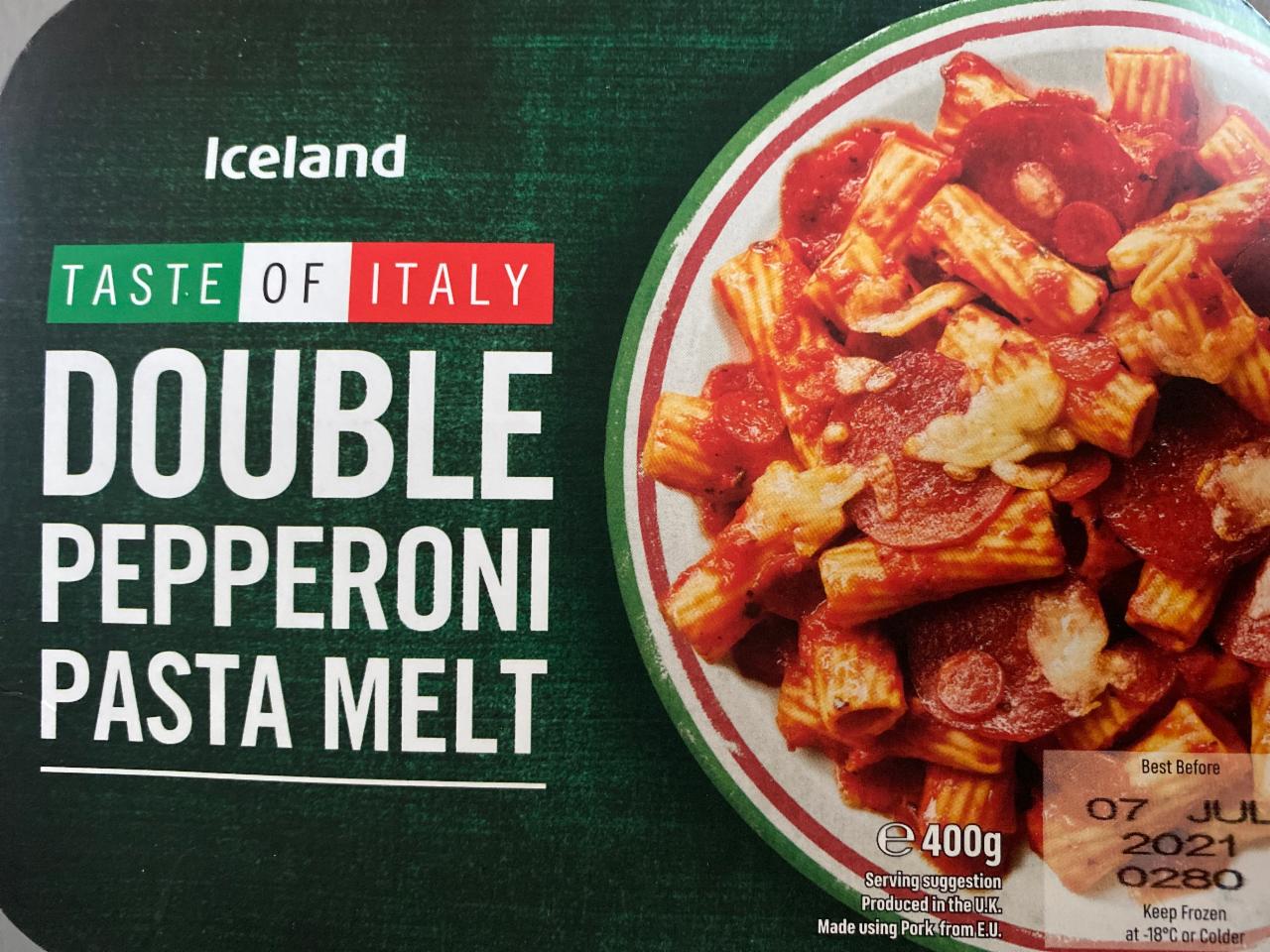 Fotografie - Double Pepperoni Pasta Melt Iceland