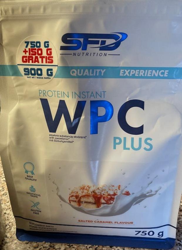 Fotografie - WPC plus protein instant salted caramel SFD Nutrition