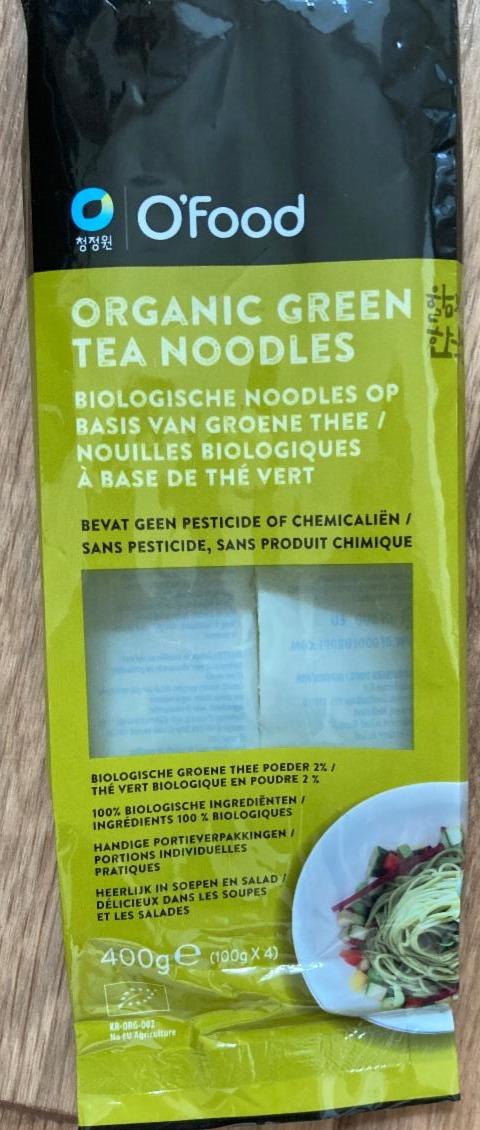 Fotografie - Organic Green Tea Noodles O'Food