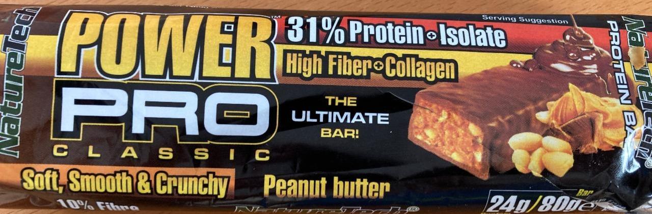 Fotografie - Power Pro 31% Protein Bar Peanut Butter NatureTech