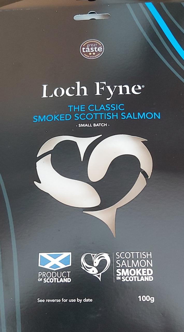 Fotografie - The classic smoked scottish salmon Loch Fyne