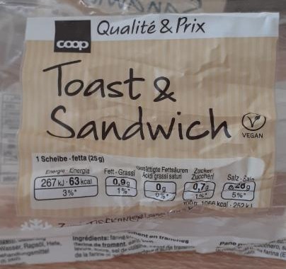Fotografie - Toast & Sandwich Coop Qualité & Prix