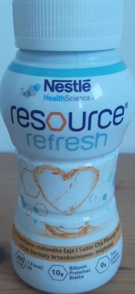 Fotografie - Resource refresh, příchuť broskvovo-mátového čaje Nestlé