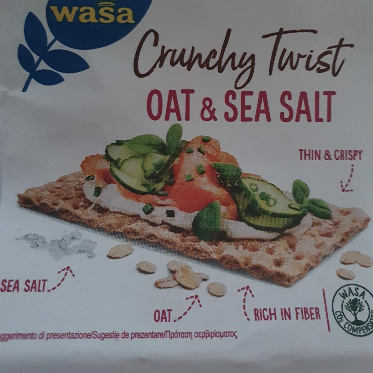 Fotografie - Crunchy Turist oat & sea salt Wasa