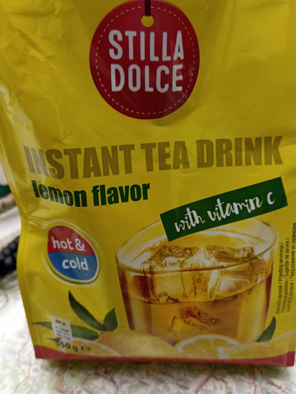 Fotografie - Instant Tea Drink lemon flavor Stilla Dolce