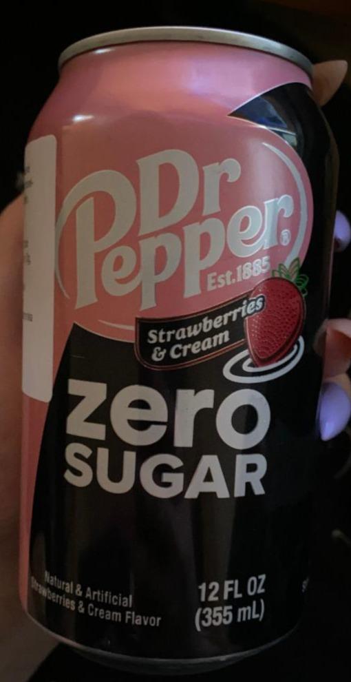 Fotografie - Zero Sugar Strawberry & Cream Dr Pepper