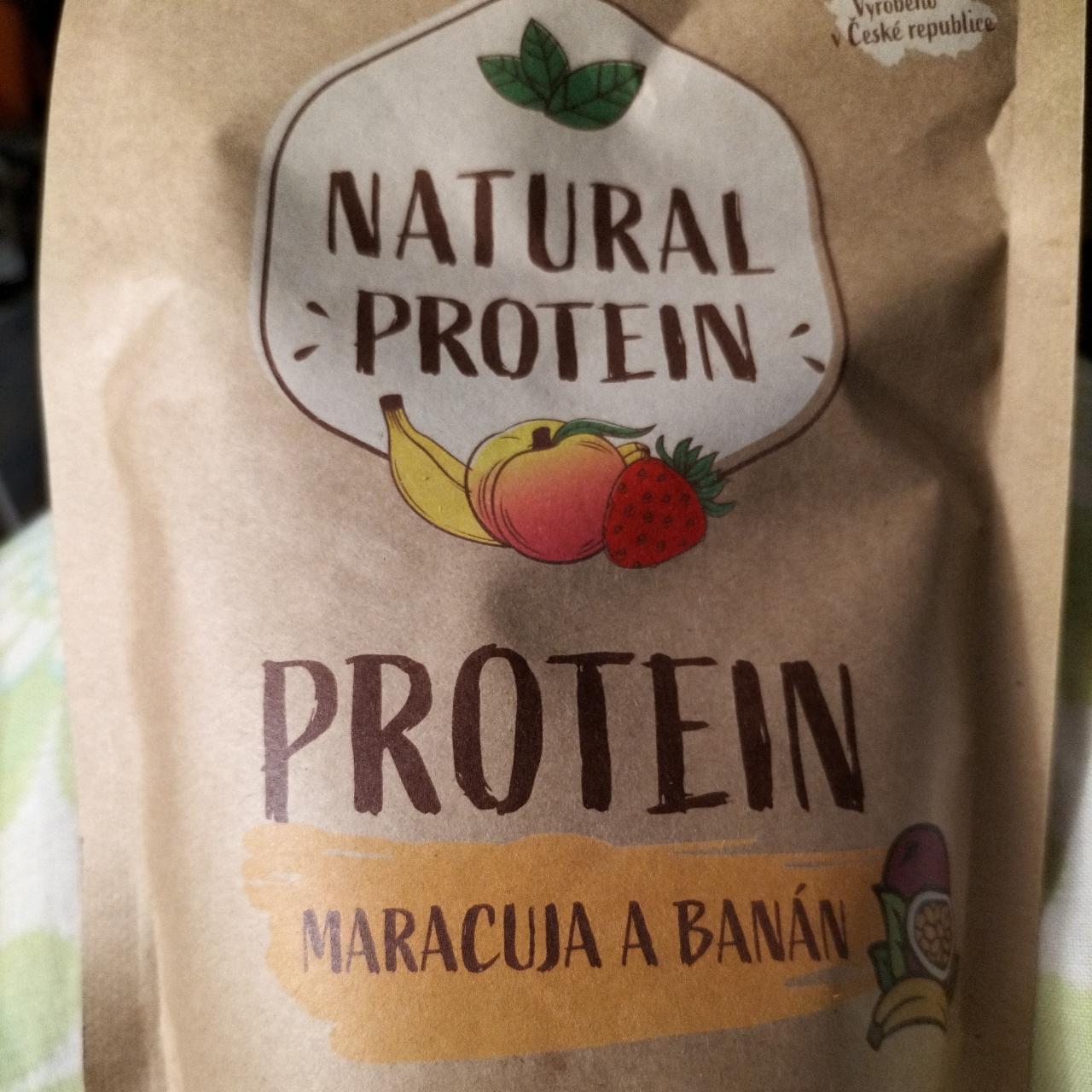 Fotografie - Protein maracuja a banán Natural Protein