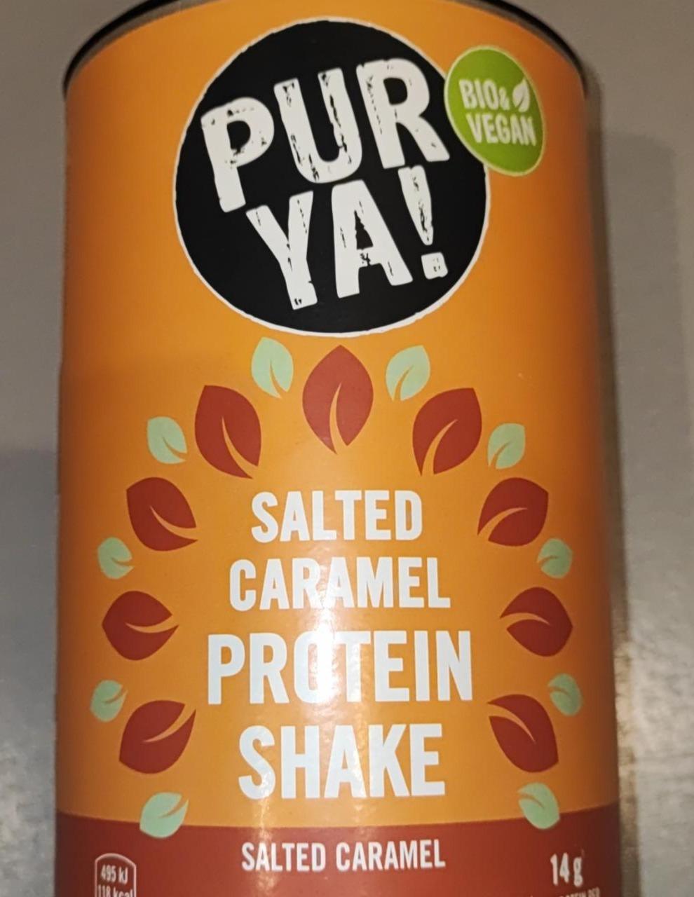 Fotografie - Bio & Vegan Salted Caramel Protein Shake Pur Ya!