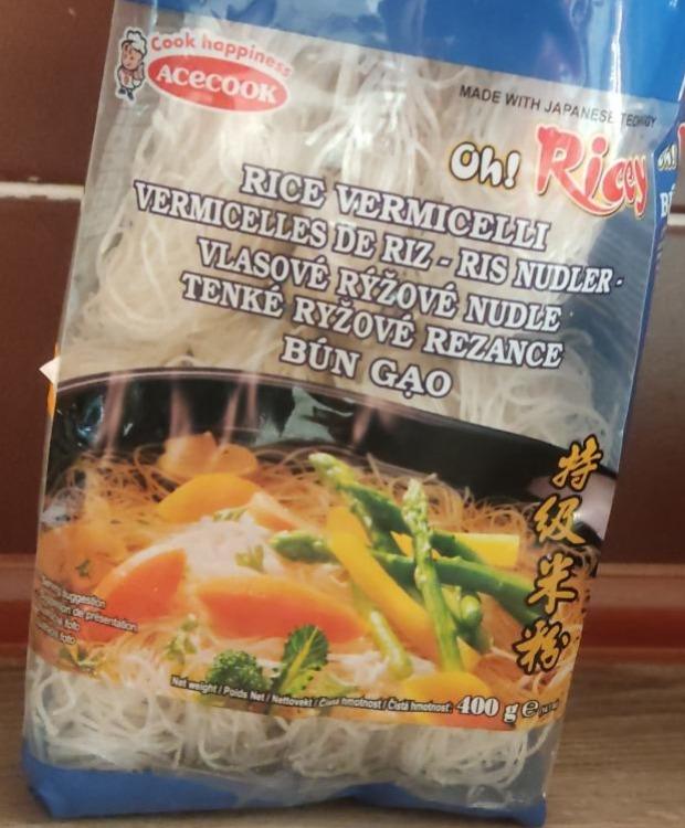 Fotografie - Oh! Ricey Rice Vermicelli Vlasové rýžové nudle Acecook
