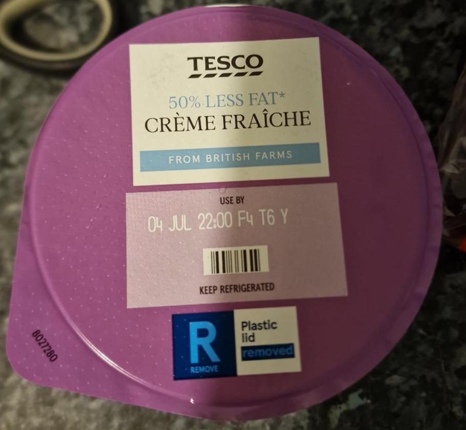 Fotografie - Crème Fraîche 50% Less Fat Tesco